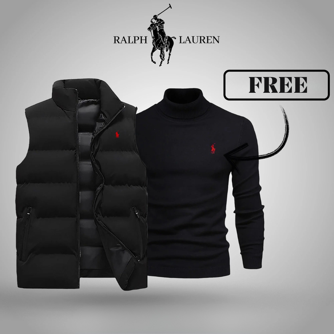 Premium Essential Sleeveless Vest +Free Turtleneck
