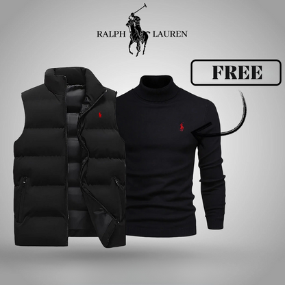 Premium Essential Sleeveless Vest +Free Turtleneck