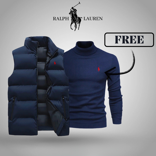 Premium Essential Sleeveless Vest +Free Turtleneck