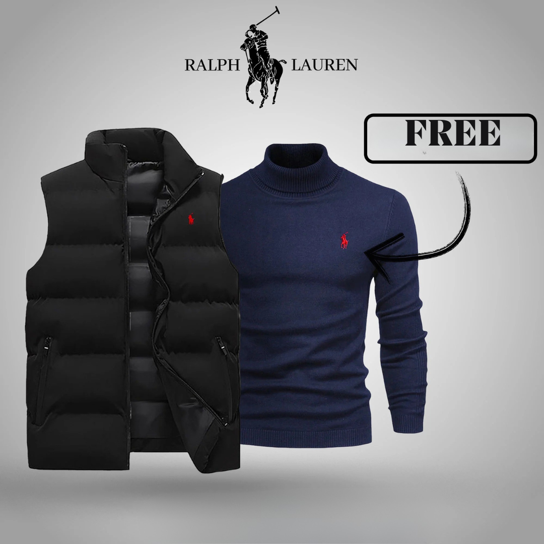 Premium Essential Sleeveless Vest +Free Turtleneck