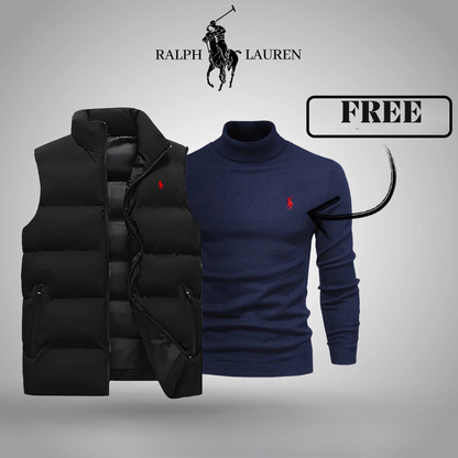 Premium Essential Sleeveless Vest +Free Turtleneck