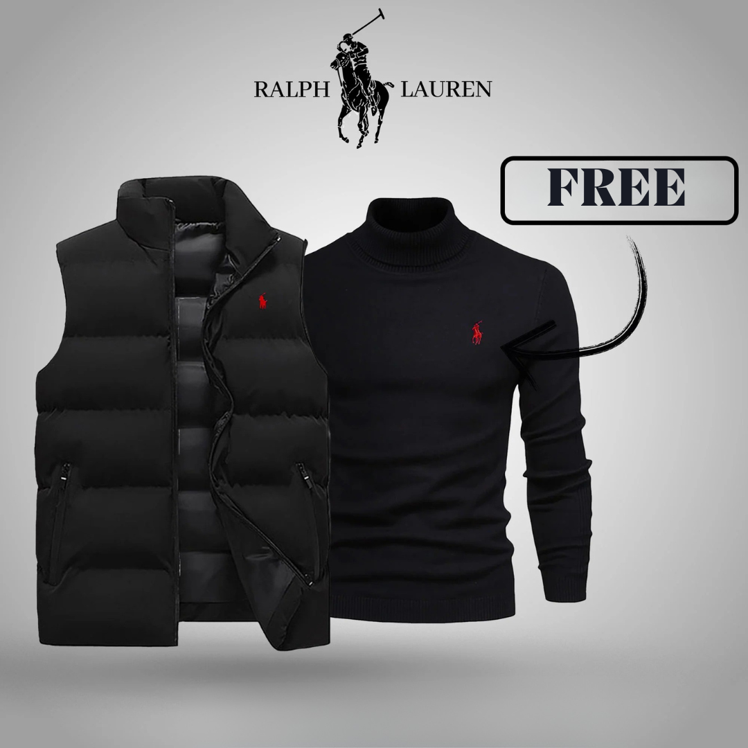 Premium Essential Sleeveless Vest +Free Turtleneck