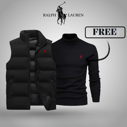 Premium Essential Sleeveless Vest +Free Turtleneck
