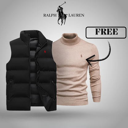 Premium Essential Sleeveless Vest +Free Turtleneck