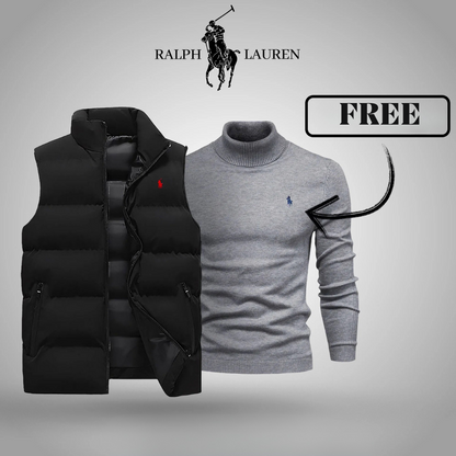 Premium Essential Sleeveless Vest +Free Turtleneck