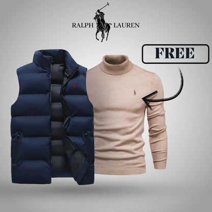 Premium Essential Sleeveless Vest +Free Turtleneck