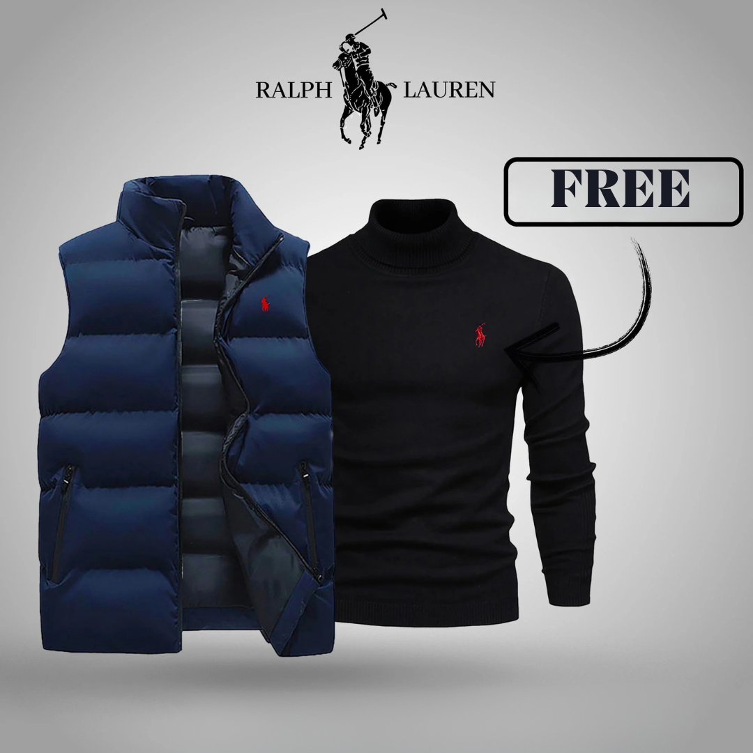 Premium Essential Sleeveless Vest +Free Turtleneck